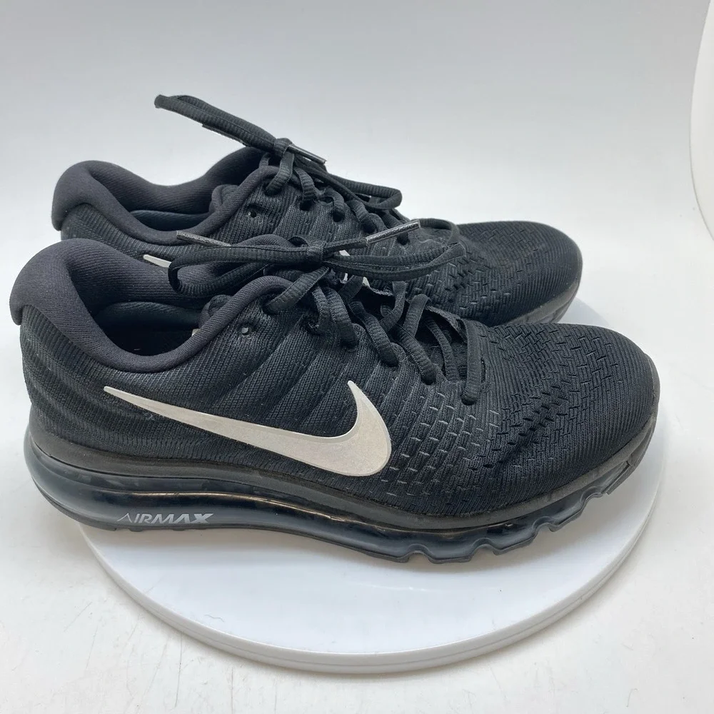 Nike Sneakers Womens 7.5 Air Max 2017 849560-001 Black Athletic Shoes